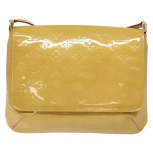 Louis Vuitton Thompson Street Beige Patent Leather shoulder